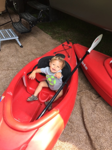 Future kayaker.