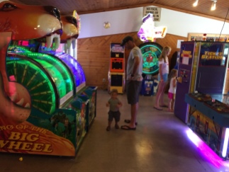 An arcade! Talk about overstimulation!!