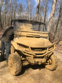 We got a little muddy