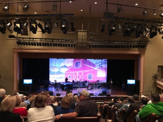 Listening to country classics at the Ryman
