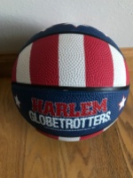 Yes! A Harlem Globetrotter's basketball!