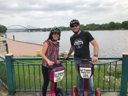 Mom surprised Dad with a La Crosse Segway tour!