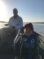 Me and my boys (Dad & Grandpa) went fishing a lot in our new-used boat.