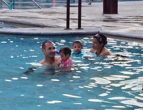A family that swims together, stays together