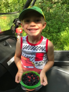 Or when you pick enough blackberries so Dad can make smoothies and Grandma can make pie!