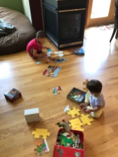 I loved putting puzzles together.