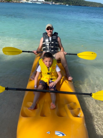 Kayaking with Dad!